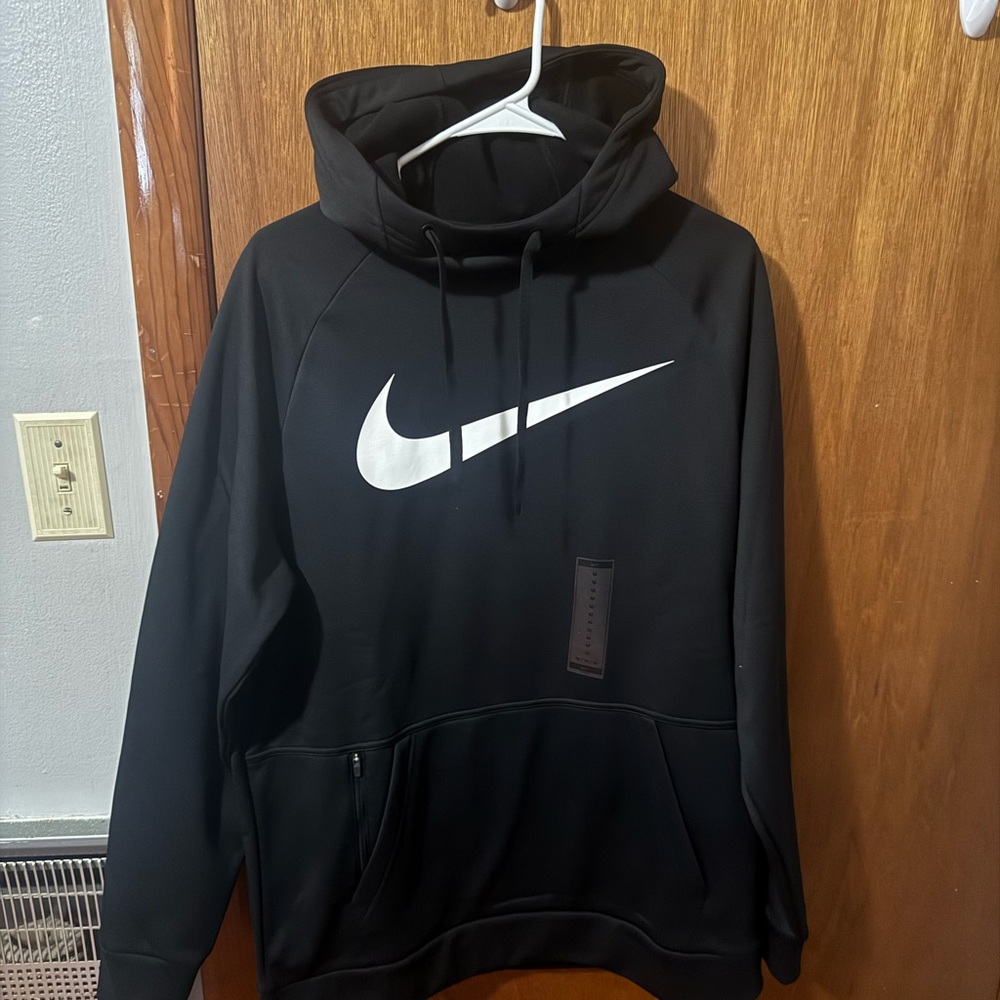 Nike Black Pullover with White Swoosh